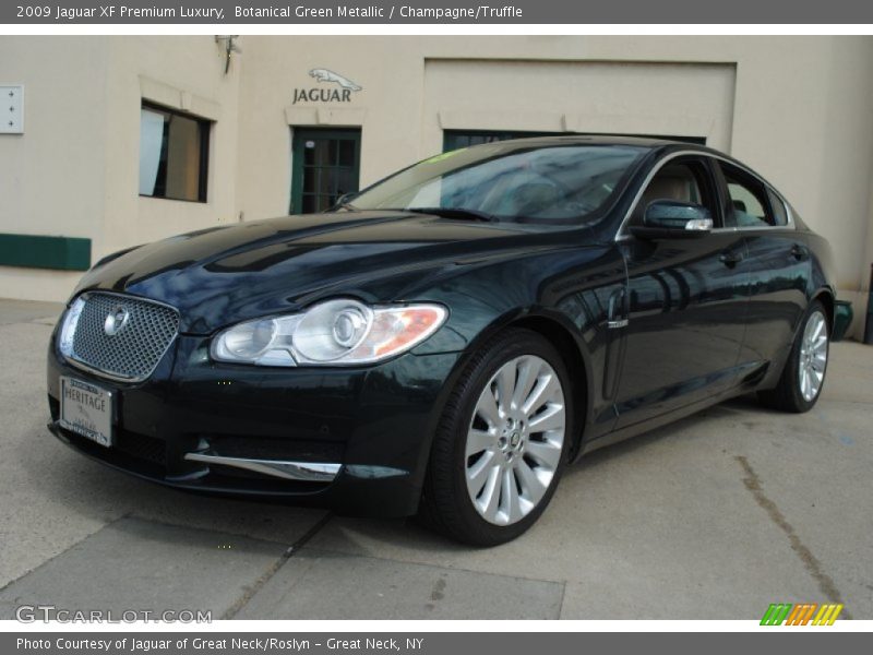 Botanical Green Metallic / Champagne/Truffle 2009 Jaguar XF Premium Luxury
