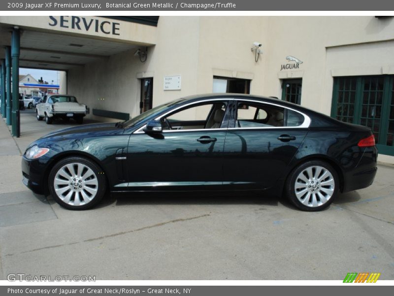 Botanical Green Metallic / Champagne/Truffle 2009 Jaguar XF Premium Luxury