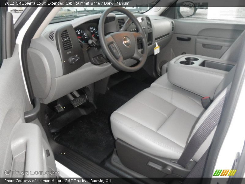 Summit White / Dark Titanium 2012 GMC Sierra 1500 Extended Cab