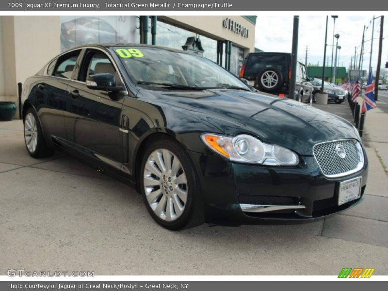 Botanical Green Metallic / Champagne/Truffle 2009 Jaguar XF Premium Luxury
