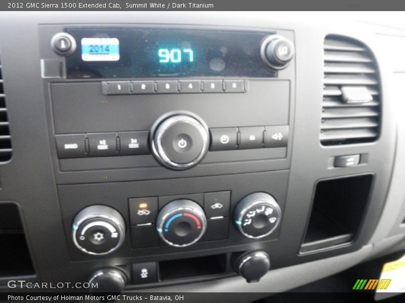 Summit White / Dark Titanium 2012 GMC Sierra 1500 Extended Cab