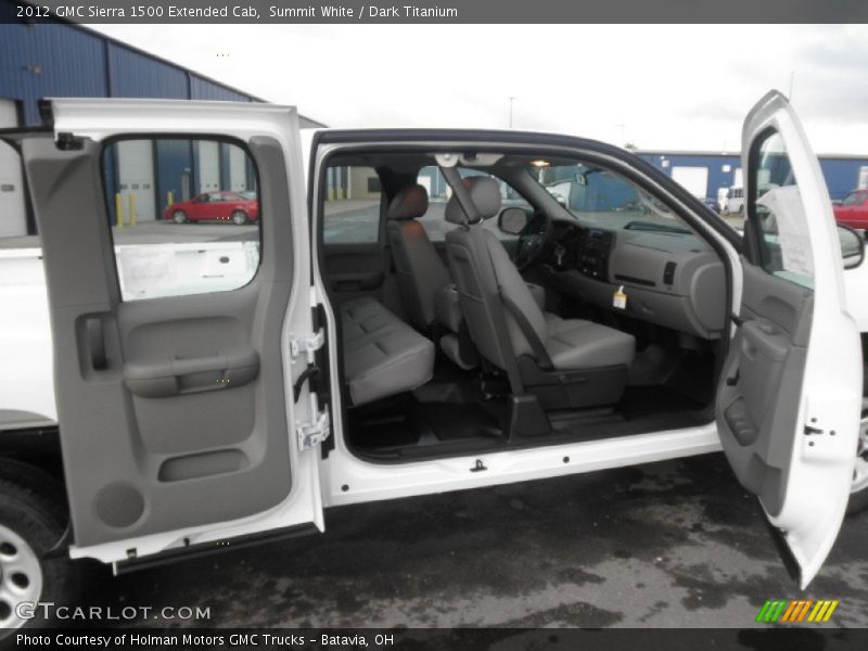 Summit White / Dark Titanium 2012 GMC Sierra 1500 Extended Cab