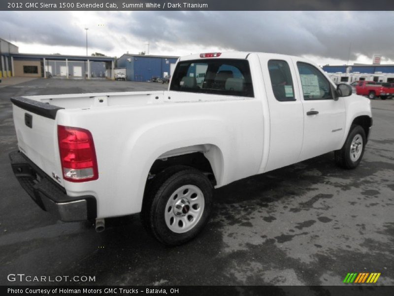 Summit White / Dark Titanium 2012 GMC Sierra 1500 Extended Cab