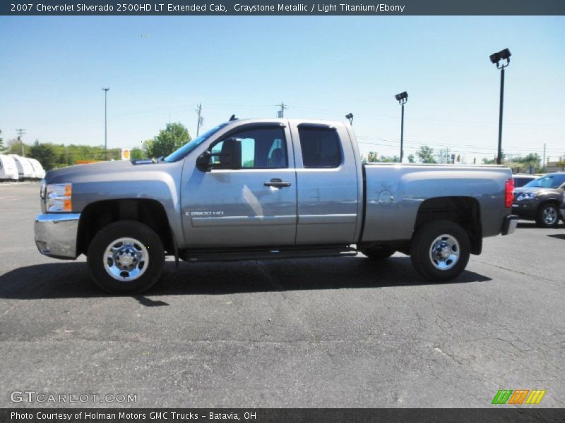 Graystone Metallic / Light Titanium/Ebony 2007 Chevrolet Silverado 2500HD LT Extended Cab