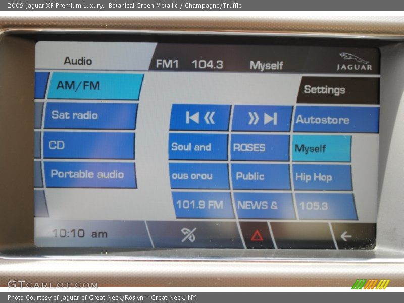 Botanical Green Metallic / Champagne/Truffle 2009 Jaguar XF Premium Luxury