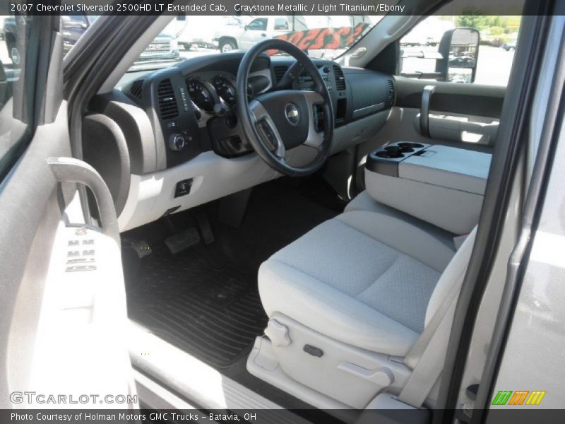 Graystone Metallic / Light Titanium/Ebony 2007 Chevrolet Silverado 2500HD LT Extended Cab