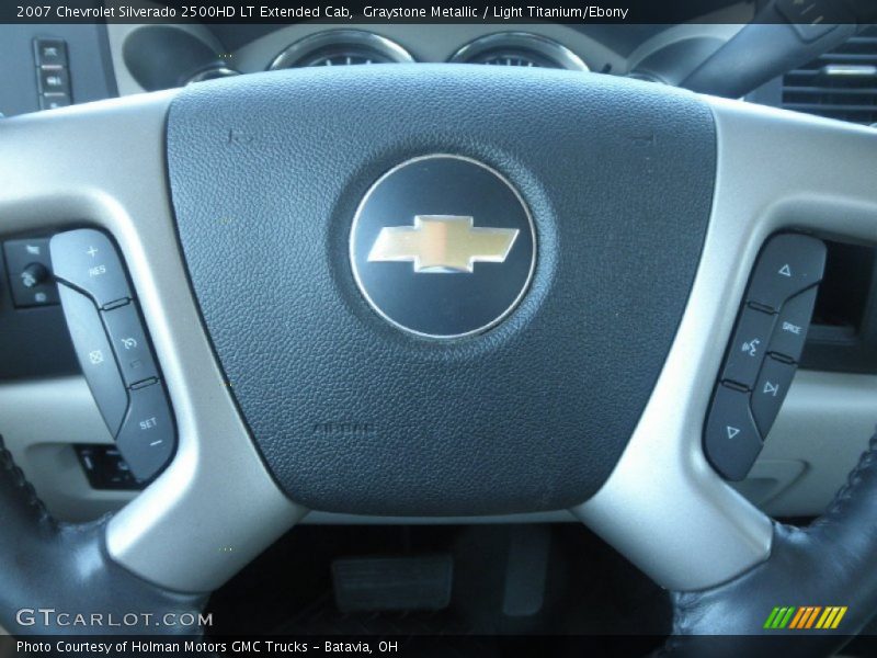 Graystone Metallic / Light Titanium/Ebony 2007 Chevrolet Silverado 2500HD LT Extended Cab