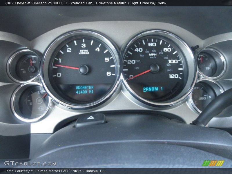 Graystone Metallic / Light Titanium/Ebony 2007 Chevrolet Silverado 2500HD LT Extended Cab