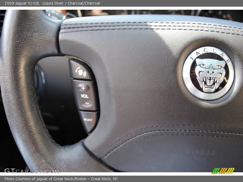 Liquid Silver / Charcoal/Charcoal 2009 Jaguar XJ XJ8