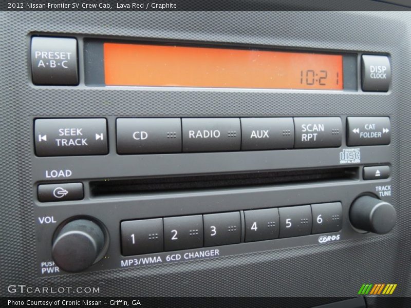 Lava Red / Graphite 2012 Nissan Frontier SV Crew Cab