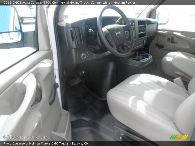 Summit White / Medium Pewter 2012 GMC Savana Cutaway 3500 Commercial Moving Truck