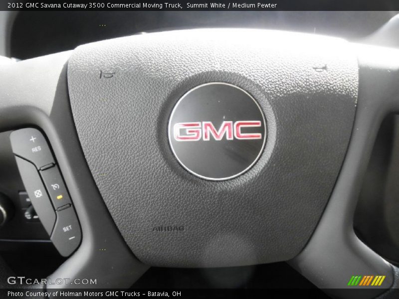 Summit White / Medium Pewter 2012 GMC Savana Cutaway 3500 Commercial Moving Truck