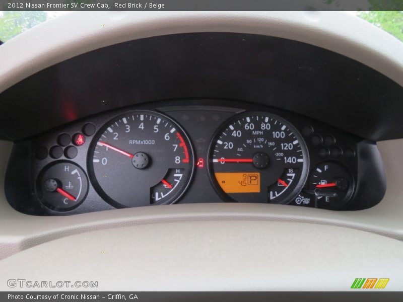 Red Brick / Beige 2012 Nissan Frontier SV Crew Cab