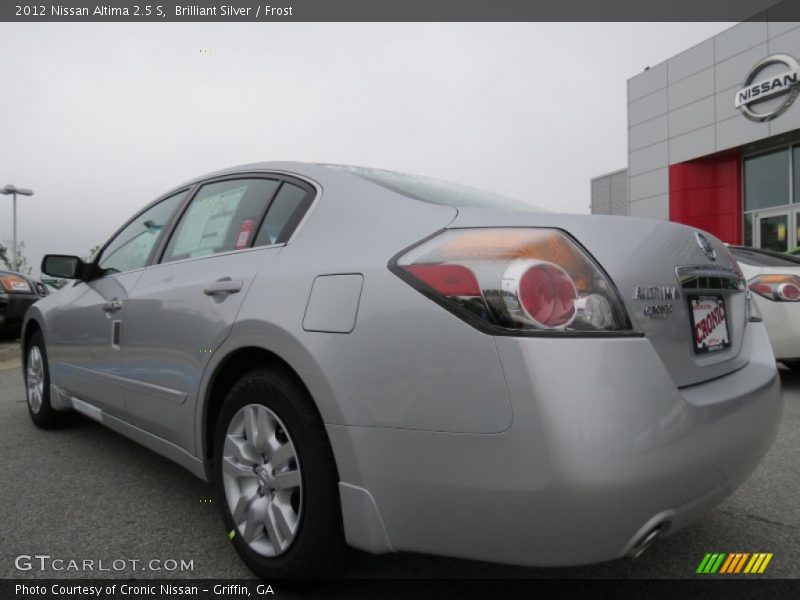 Brilliant Silver / Frost 2012 Nissan Altima 2.5 S