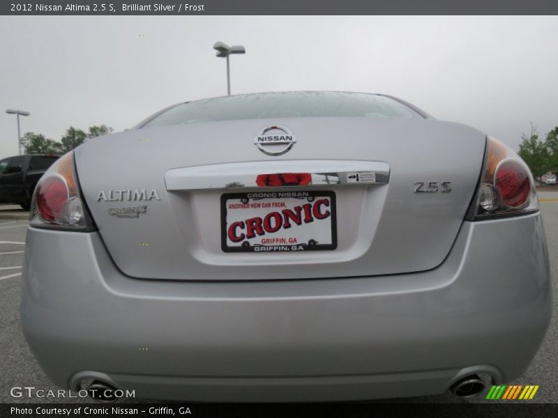 Brilliant Silver / Frost 2012 Nissan Altima 2.5 S