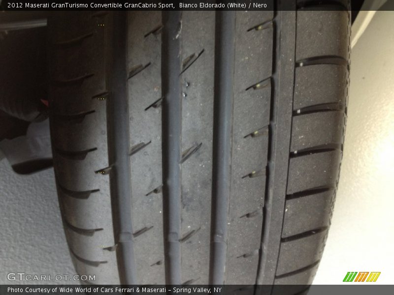 Bianco Eldorado (White) / Nero 2012 Maserati GranTurismo Convertible GranCabrio Sport