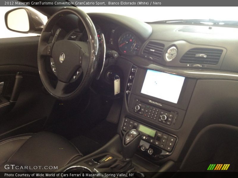 Bianco Eldorado (White) / Nero 2012 Maserati GranTurismo Convertible GranCabrio Sport
