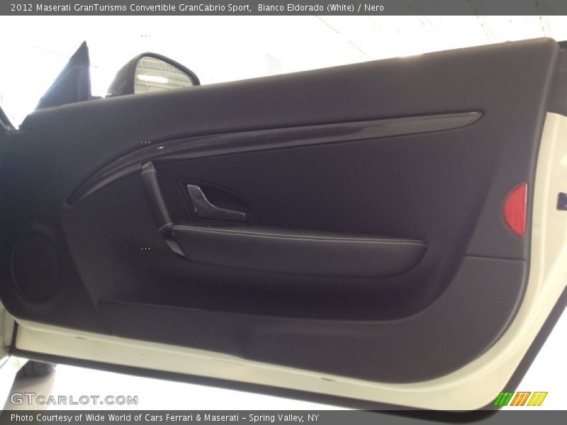Bianco Eldorado (White) / Nero 2012 Maserati GranTurismo Convertible GranCabrio Sport