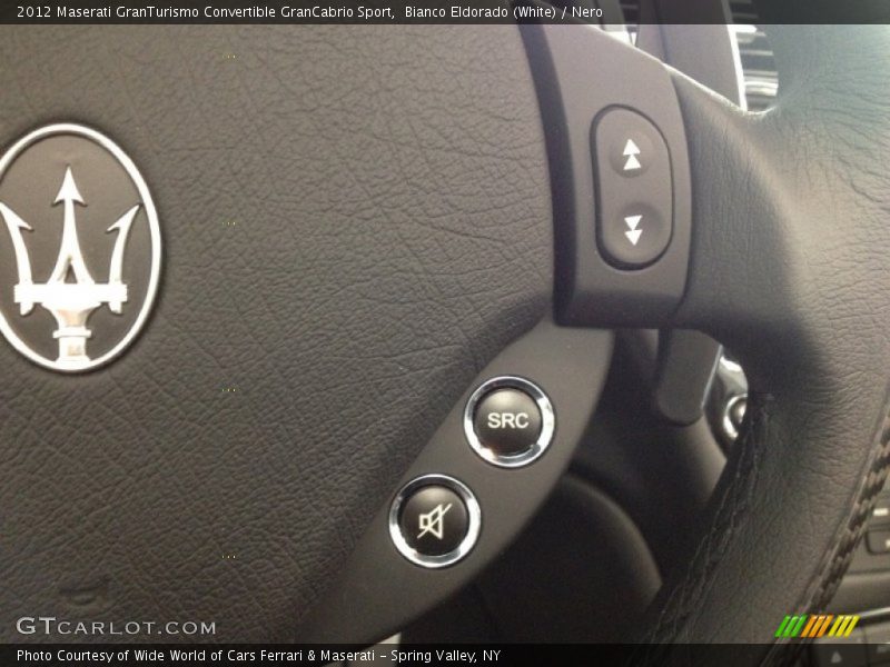 Bianco Eldorado (White) / Nero 2012 Maserati GranTurismo Convertible GranCabrio Sport