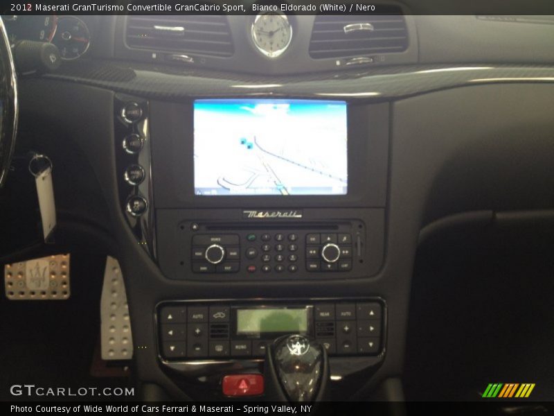 Bianco Eldorado (White) / Nero 2012 Maserati GranTurismo Convertible GranCabrio Sport