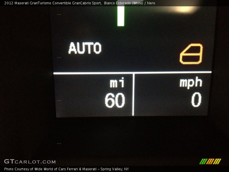 Bianco Eldorado (White) / Nero 2012 Maserati GranTurismo Convertible GranCabrio Sport