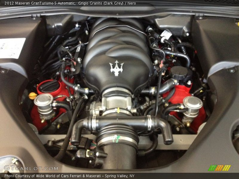  2012 GranTurismo S Automatic Engine - 4.7 Liter DOHC 32-Valve VVT V8