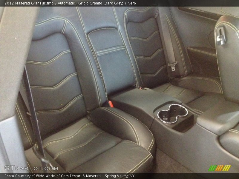 Rear Seat of 2012 GranTurismo S Automatic