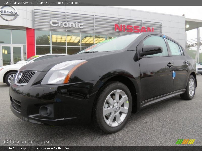 Super Black / Charcoal 2012 Nissan Sentra 2.0 SR