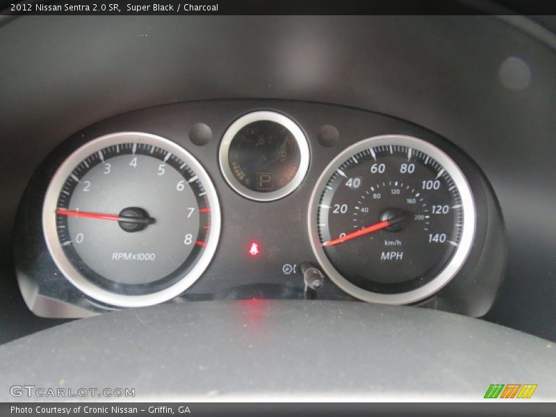 Super Black / Charcoal 2012 Nissan Sentra 2.0 SR