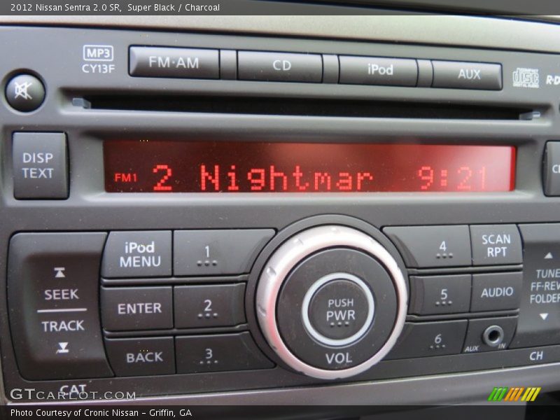 Super Black / Charcoal 2012 Nissan Sentra 2.0 SR