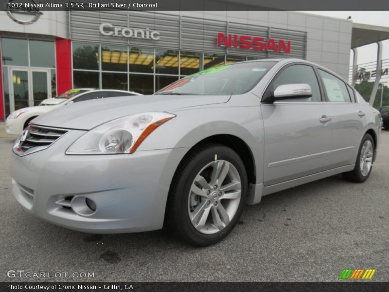 Brilliant Silver / Charcoal 2012 Nissan Altima 3.5 SR