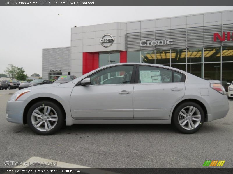 Brilliant Silver / Charcoal 2012 Nissan Altima 3.5 SR