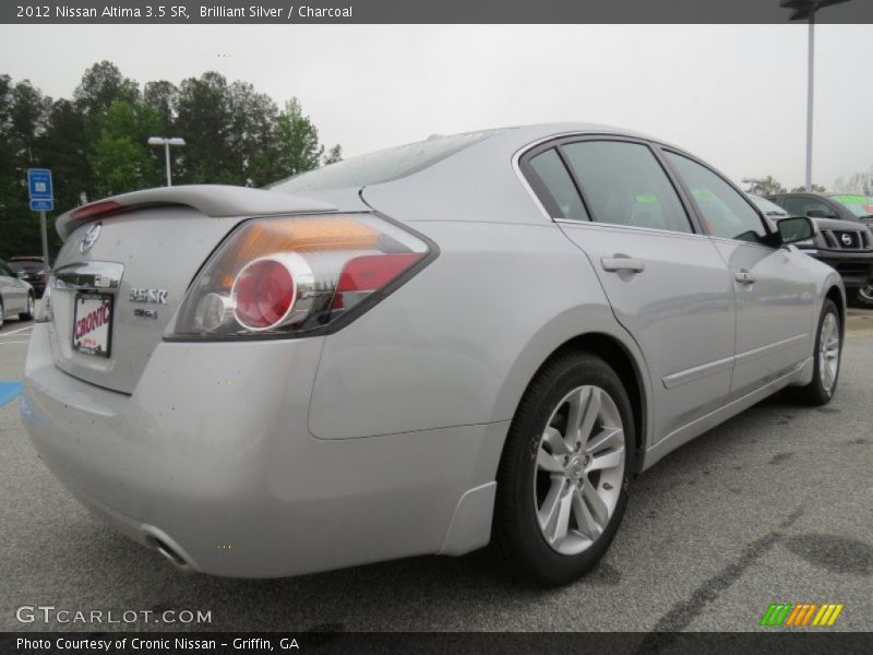 Brilliant Silver / Charcoal 2012 Nissan Altima 3.5 SR