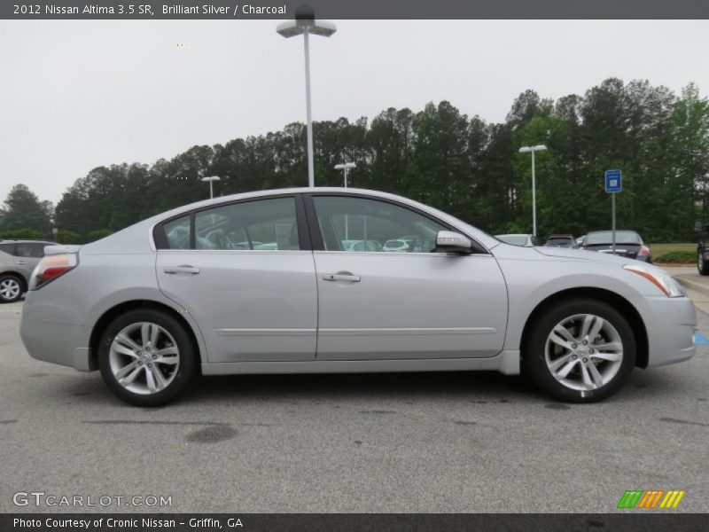 Brilliant Silver / Charcoal 2012 Nissan Altima 3.5 SR