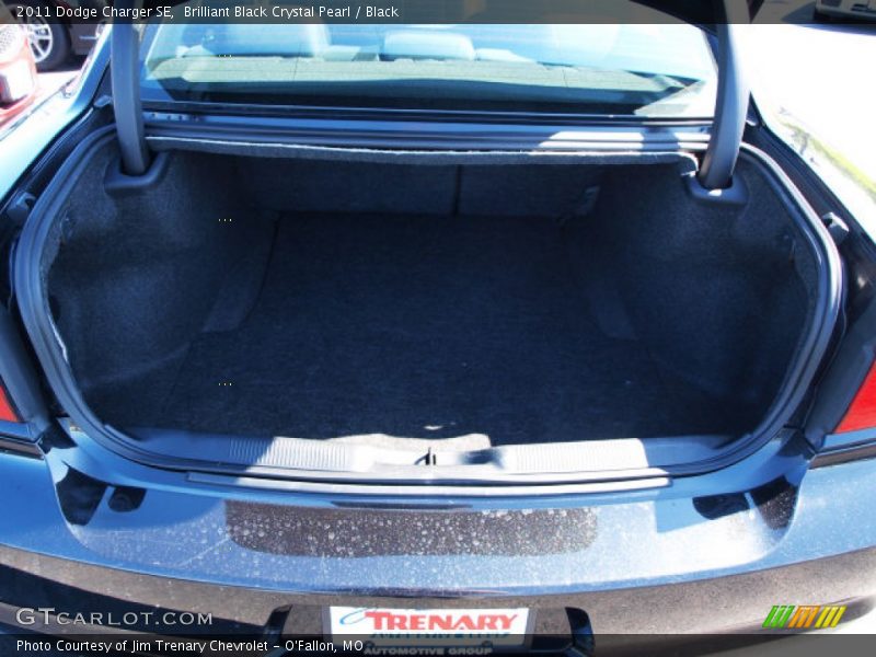 Brilliant Black Crystal Pearl / Black 2011 Dodge Charger SE
