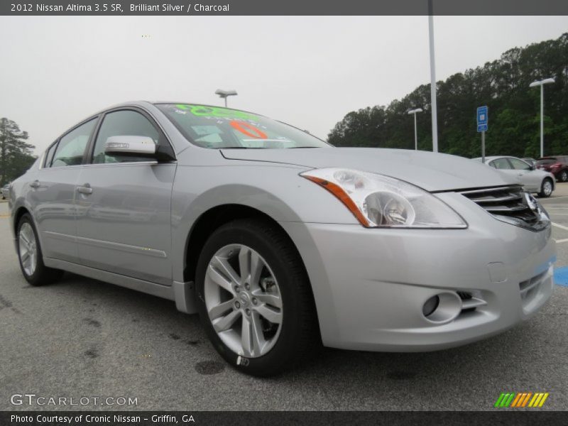 Brilliant Silver / Charcoal 2012 Nissan Altima 3.5 SR