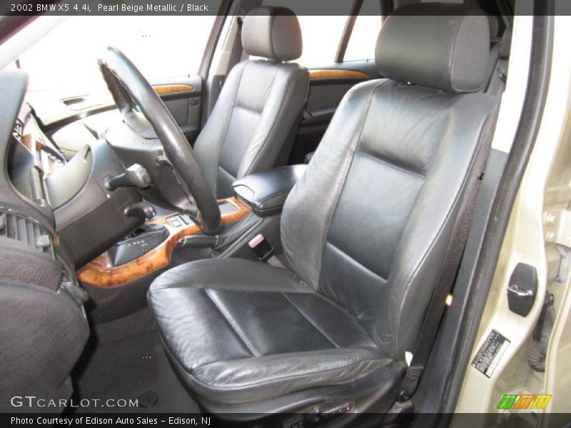Pearl Beige Metallic / Black 2002 BMW X5 4.4i