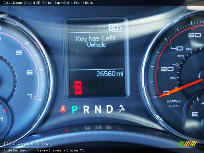 Brilliant Black Crystal Pearl / Black 2011 Dodge Charger SE