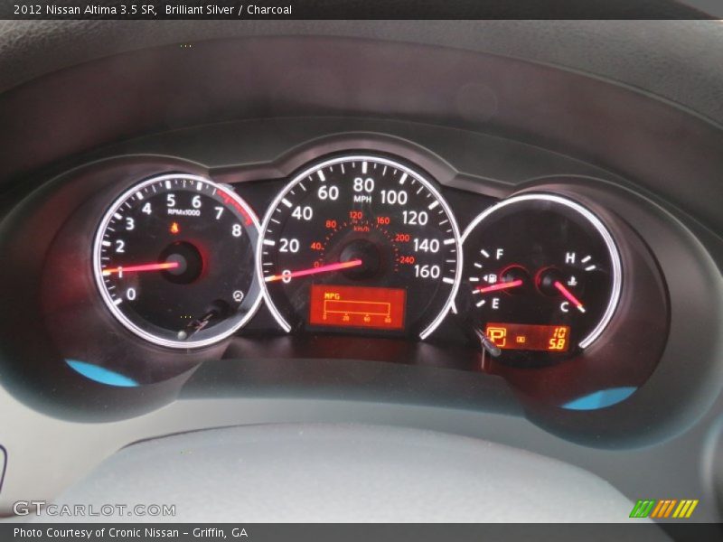 Brilliant Silver / Charcoal 2012 Nissan Altima 3.5 SR