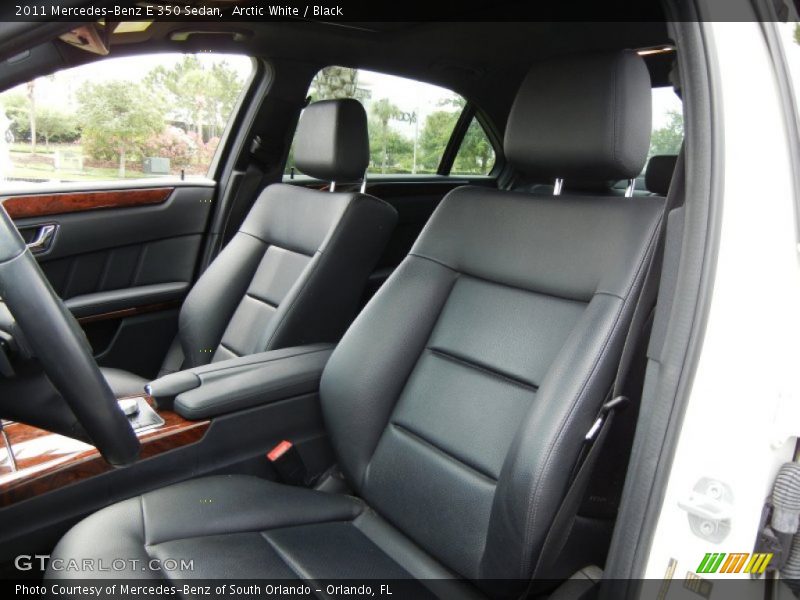 Arctic White / Black 2011 Mercedes-Benz E 350 Sedan