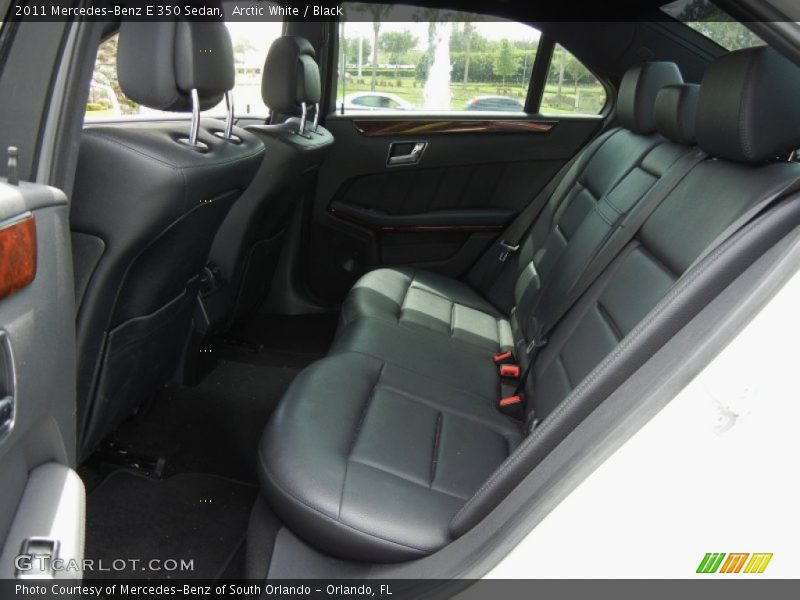 Arctic White / Black 2011 Mercedes-Benz E 350 Sedan