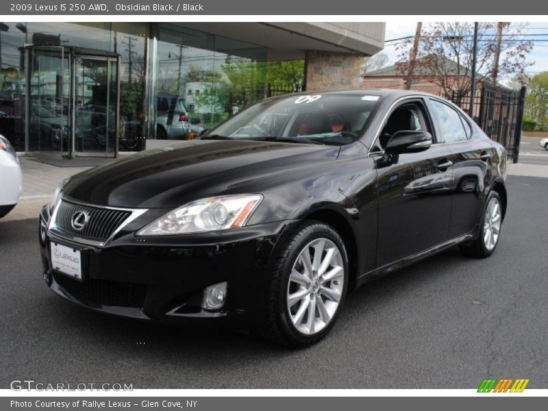 Obsidian Black / Black 2009 Lexus IS 250 AWD