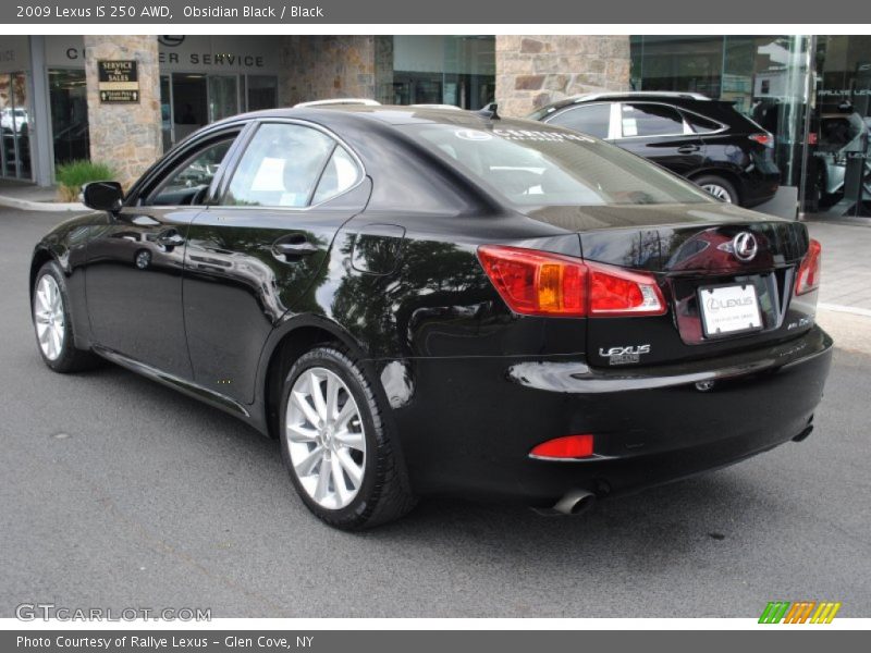 Obsidian Black / Black 2009 Lexus IS 250 AWD