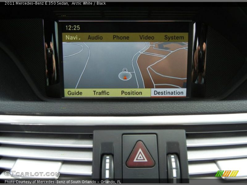 Arctic White / Black 2011 Mercedes-Benz E 350 Sedan