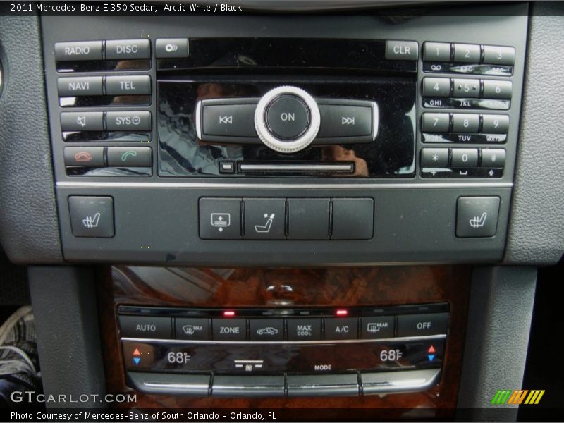 Arctic White / Black 2011 Mercedes-Benz E 350 Sedan