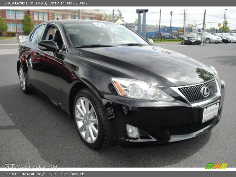 Obsidian Black / Black 2009 Lexus IS 250 AWD