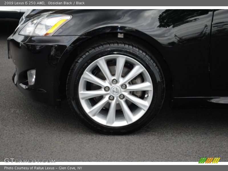 Obsidian Black / Black 2009 Lexus IS 250 AWD