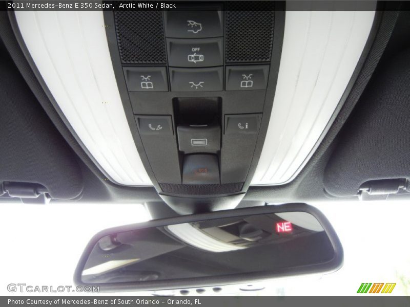 Arctic White / Black 2011 Mercedes-Benz E 350 Sedan