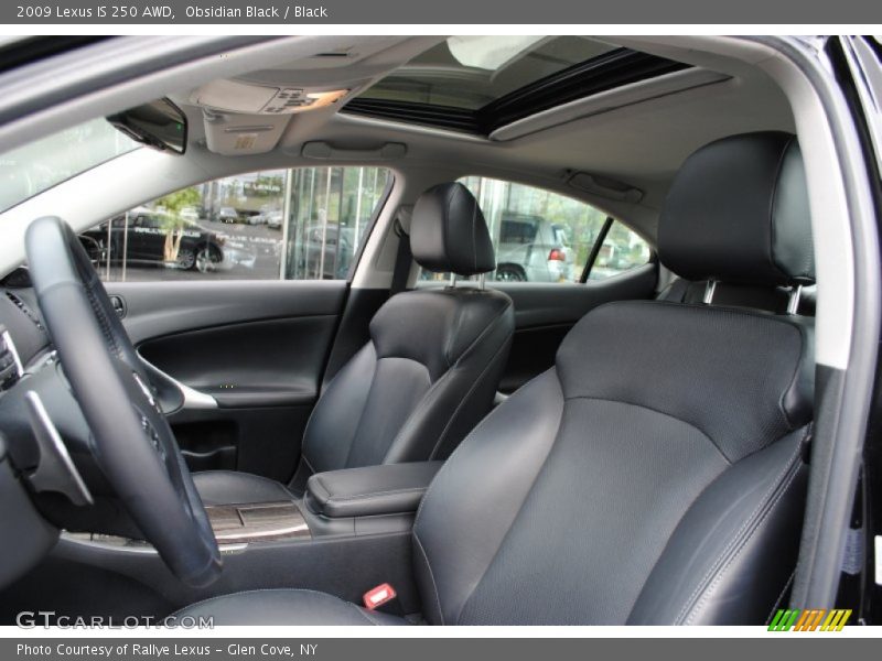Obsidian Black / Black 2009 Lexus IS 250 AWD