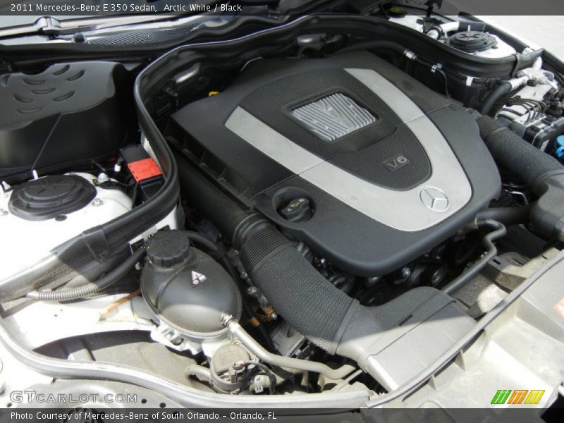 Arctic White / Black 2011 Mercedes-Benz E 350 Sedan